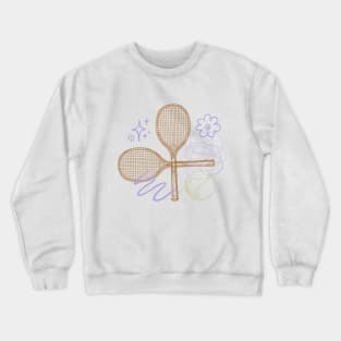 Tennis Bump Sporty Pattern Crewneck Sweatshirt